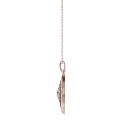 Astril Sol Halo Diamond Pendant