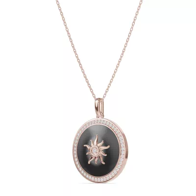 Astril Sol Halo Diamond Pendant