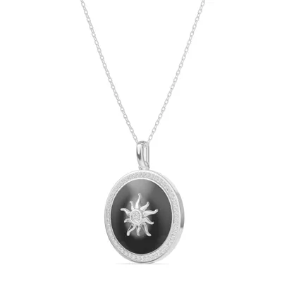 Astril Sol Halo Diamond Pendant