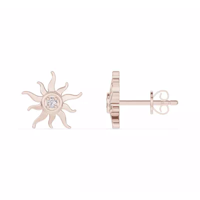Astril Sunburst Diamond Earrings