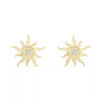 Astril Sunburst Lab Diamond Earrings