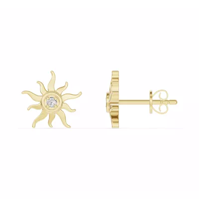 Astril Sunburst Diamond Earrings