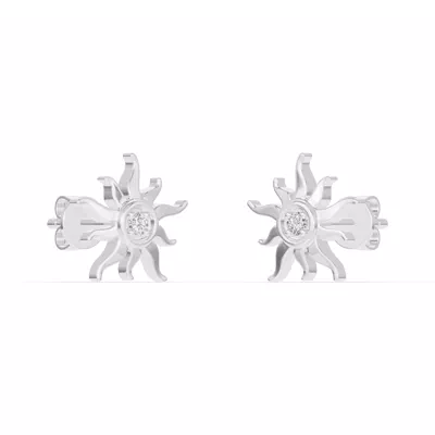 Astril Sunburst Lab Diamond Earrings