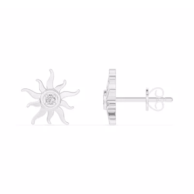 Astril Sunburst Lab Diamond Earrings