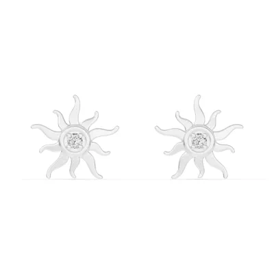 Astril Sunburst Diamond Earrings