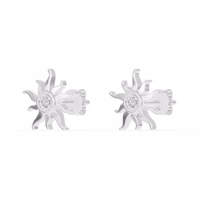 Astril Sunburst Diamond Earrings