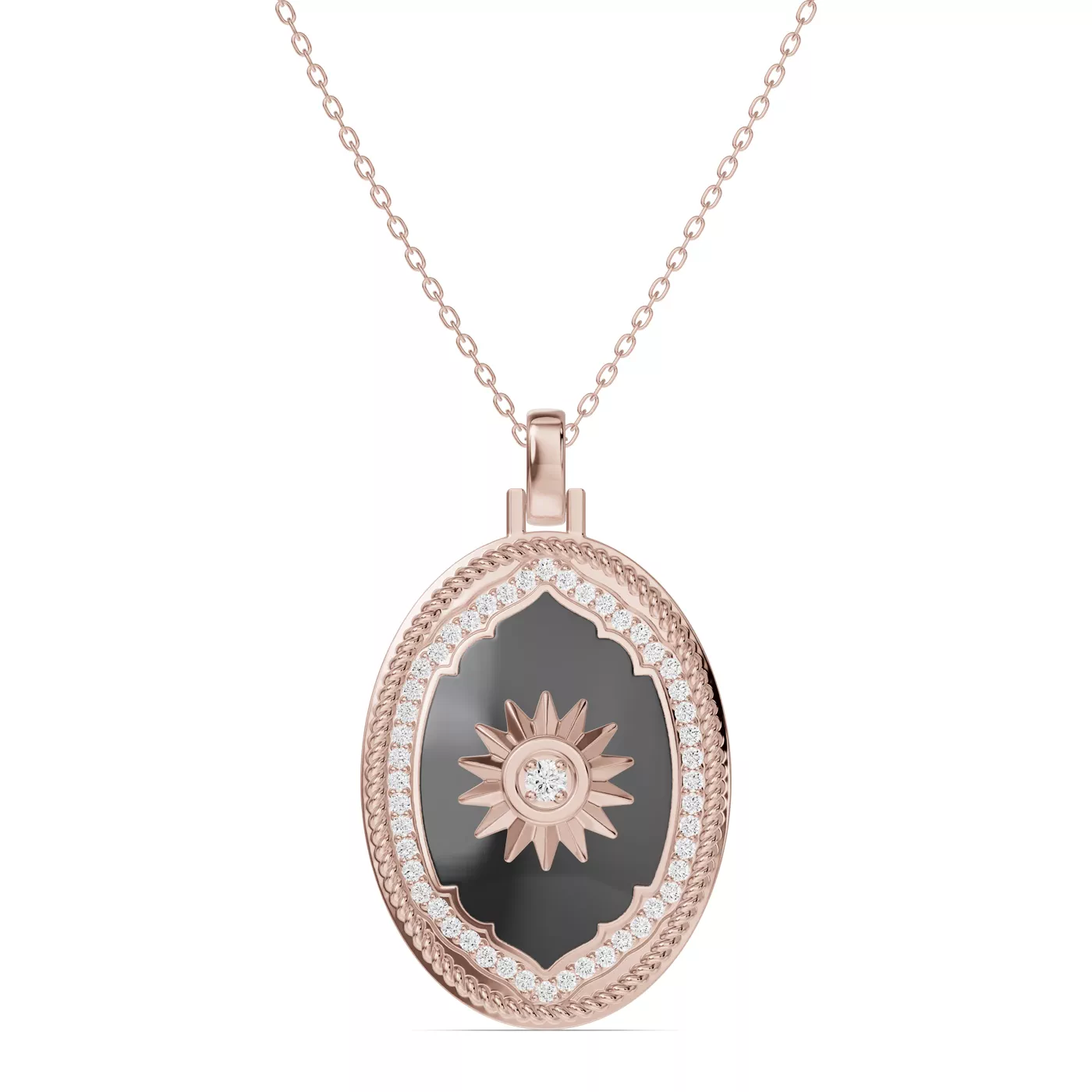 Personal Identity 14K Rose Gold Engagement Ring