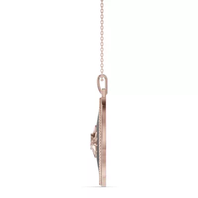 Astril Sol Oval Medallion Diamond Pendant