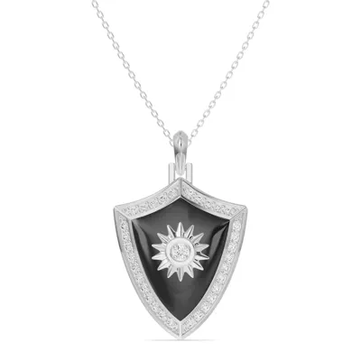 Astril Sol Shield Diamond Pendant