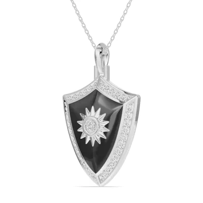 Astril Sol Shield Diamond Pendant