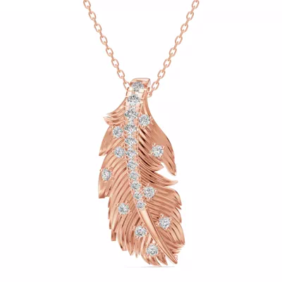 Feather Drift Diamond Necklace