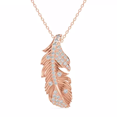 Feather Soar Lab Diamond Necklace