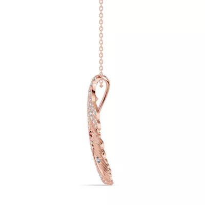 Feather Soar Diamond & Gemstone Necklace