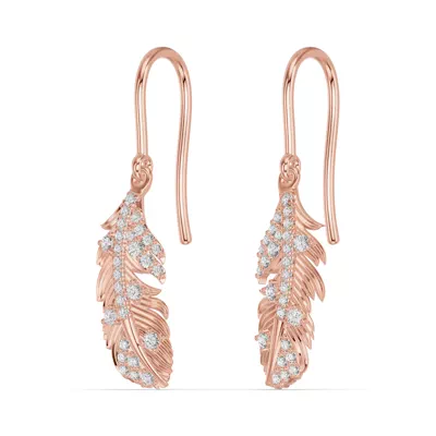 Feather Soar Diamond Earrings