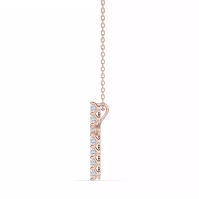 Unity Prong Diamond Cross Pendant (.50 ct. tw.)