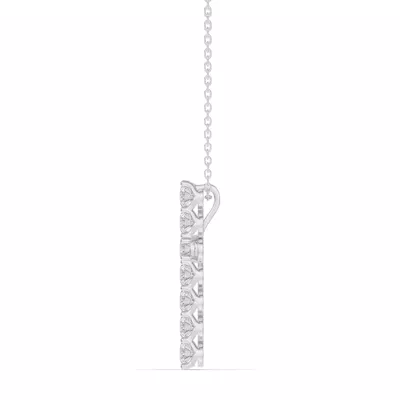 Unity Prong Diamond Cross Pendant (1.00 ct. tw.)