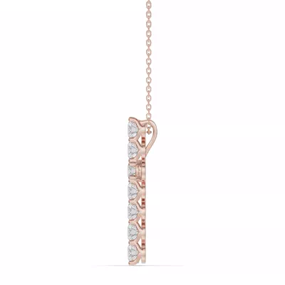 Unity Prong Lab Diamond Cross Pendant (1.50 ct. tw.)