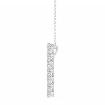 Unity Prong Lab Diamond Cross Pendant (1.50 ct. tw.)