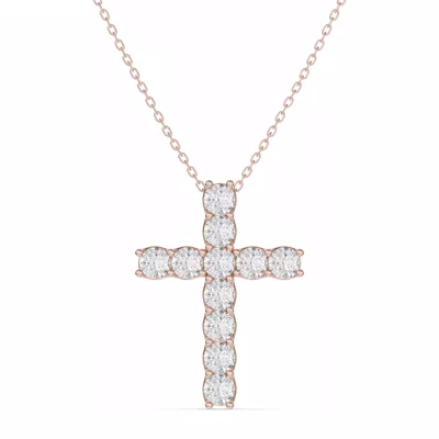 Unity Prong Diamond Cross Pendant (1.50 ct. tw.)