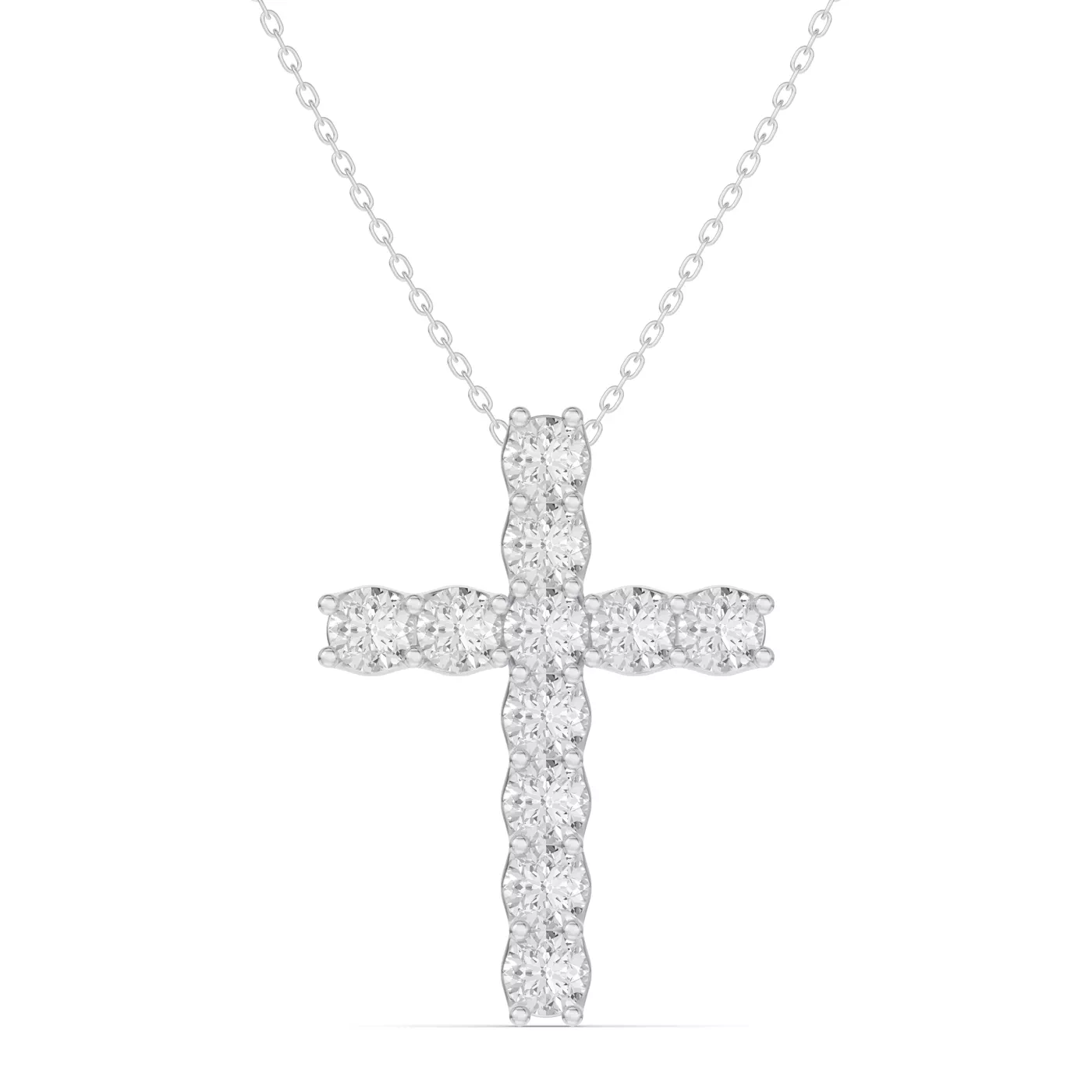 Sacred Silhouette 14K White Gold Engagement Ring