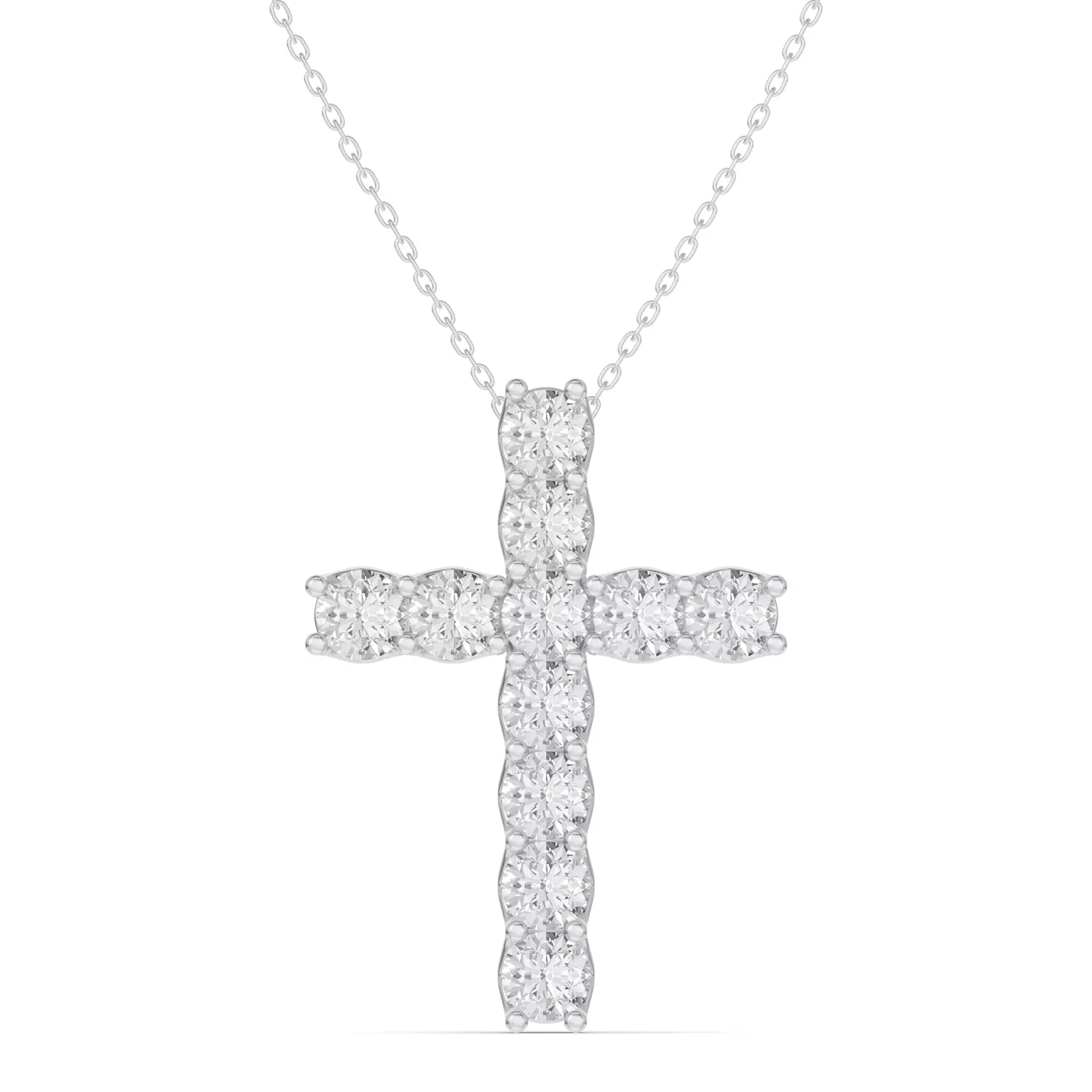 Sacred Silhouette 14K White Gold Engagement Ring