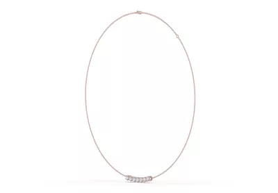 Unity Prong Lab Diamond Bar Necklace (1.75 ct. tw.)