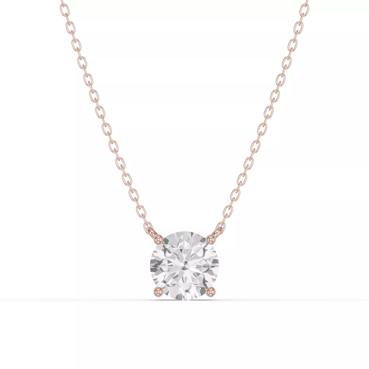 Classic Solitaire 14K Rose Gold Engagement Ring