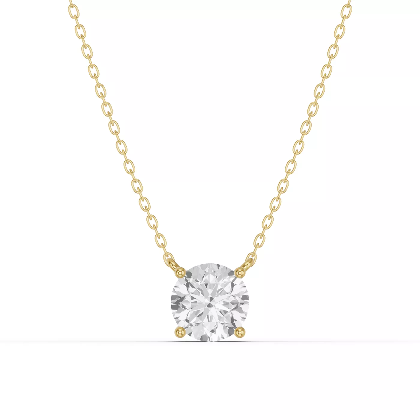 Classic Solitaire 14K Yellow Gold Engagement Ring
