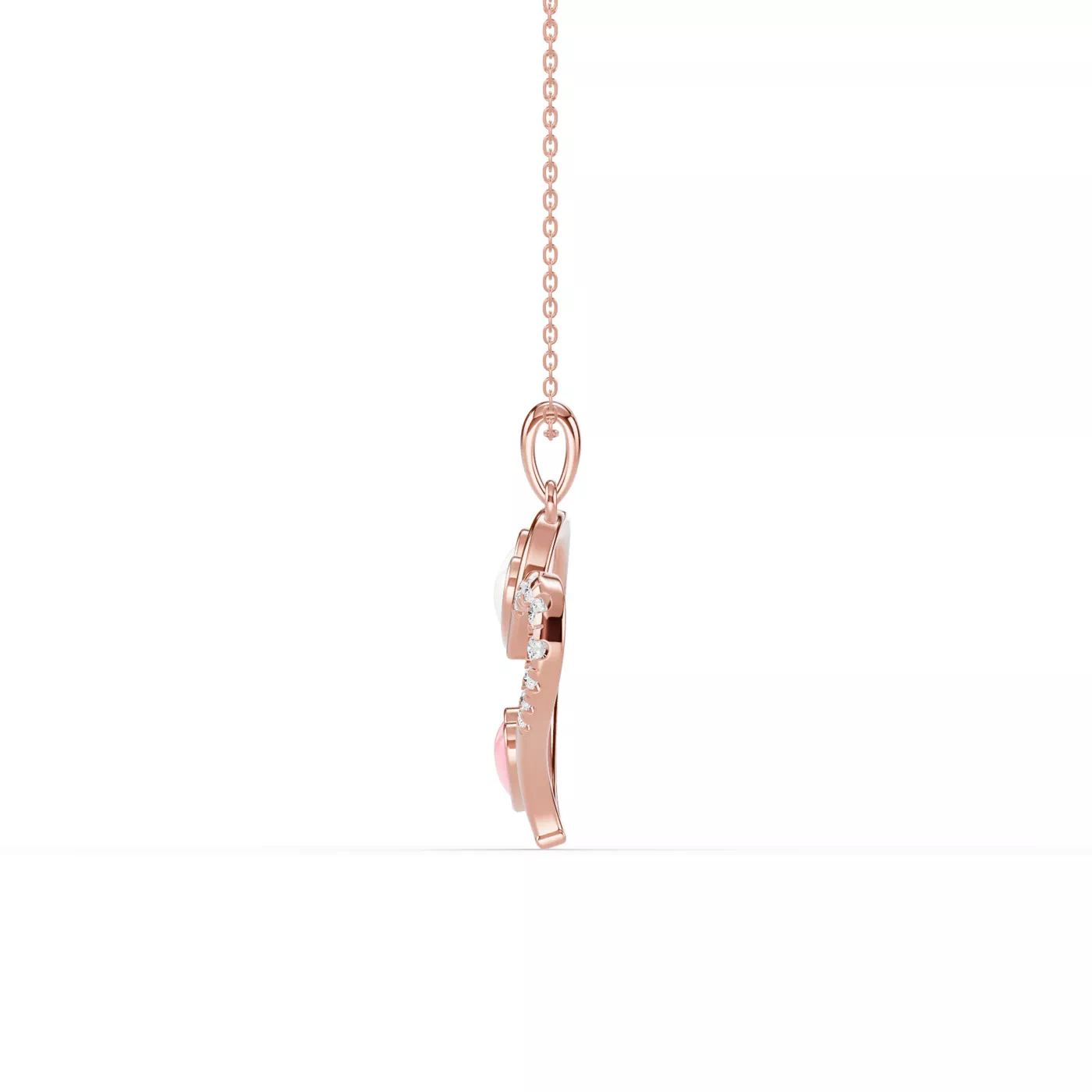 Shape With Meaning 14K Rose Gold Engagement Ring