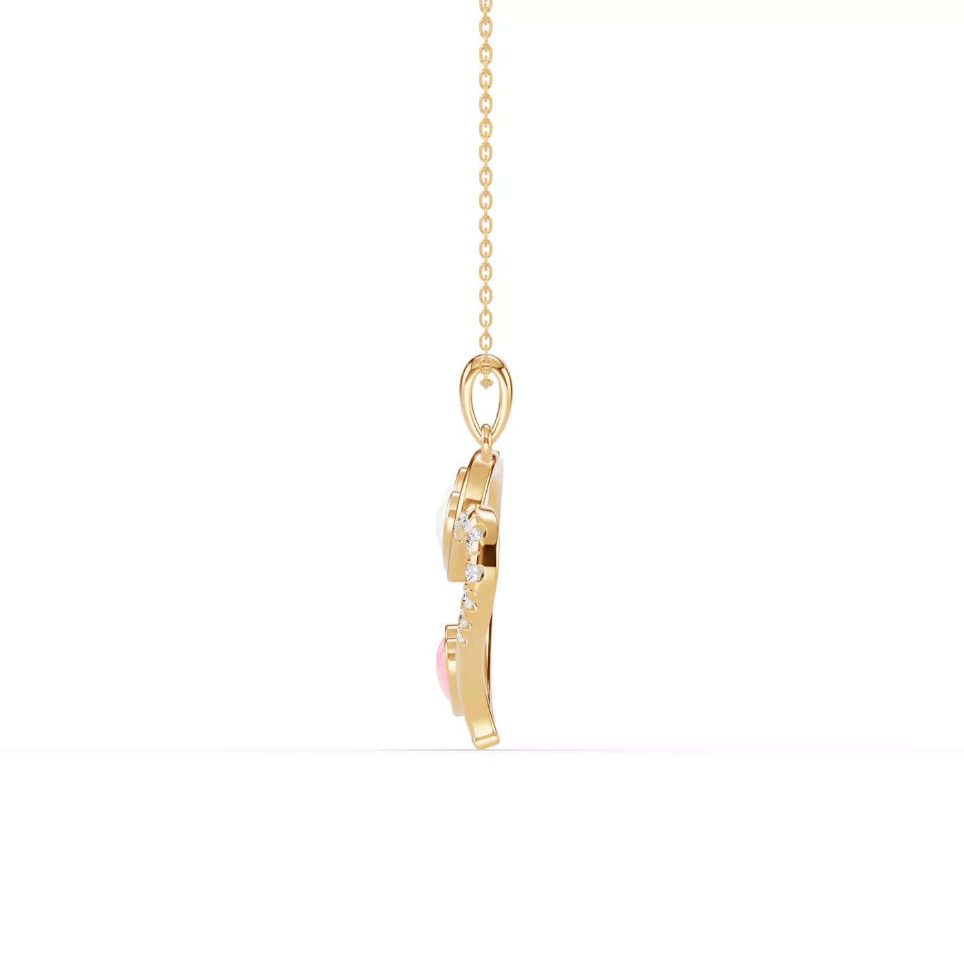 Shape With Meaning 14K Yellow Gold Engagement Ring