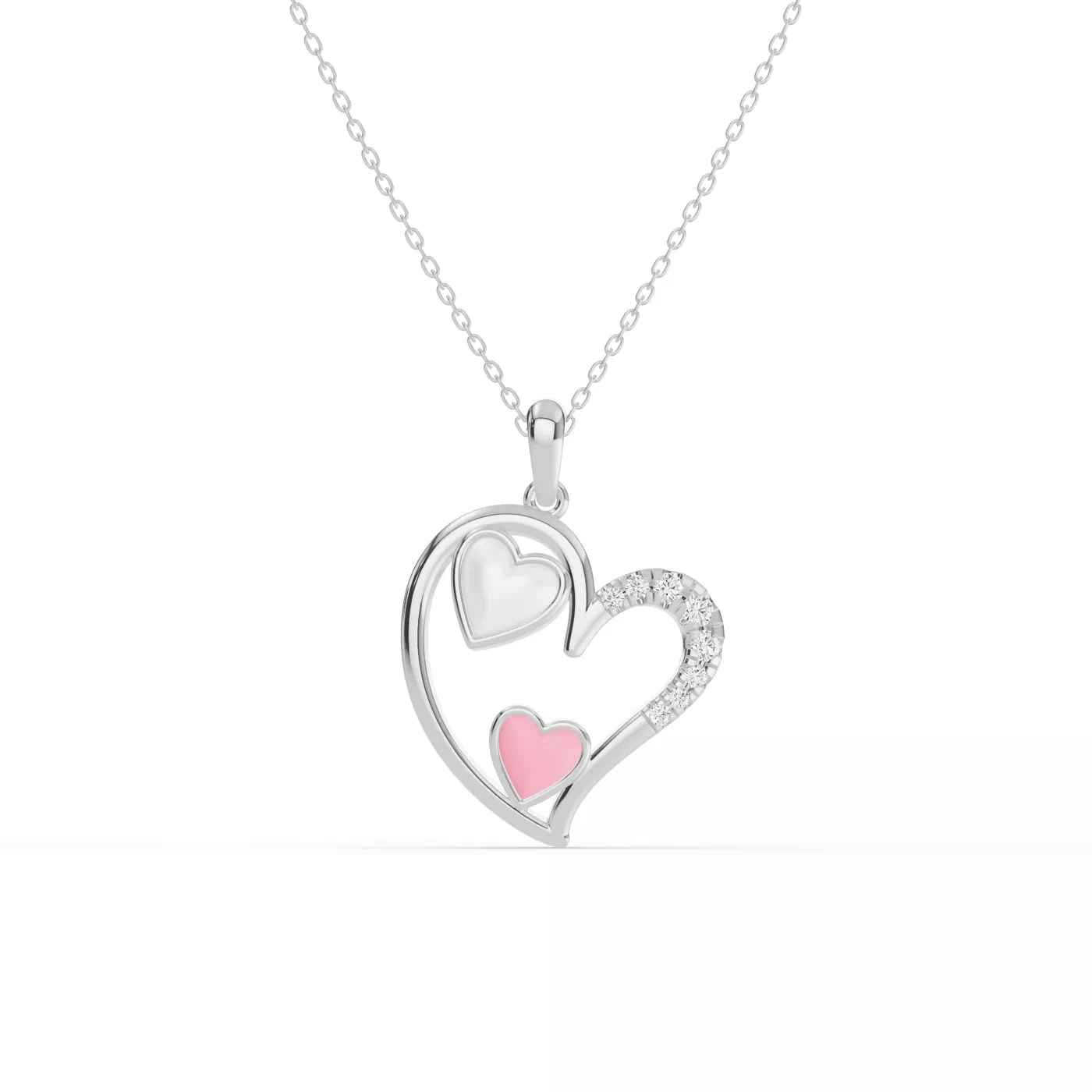 Shape With Meaning Silver Engagement Ring