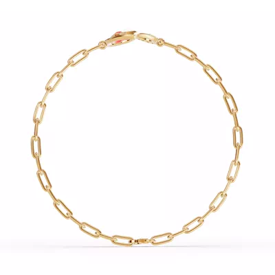 Duet Lab Pavé Heart Bracelet – Red & White
