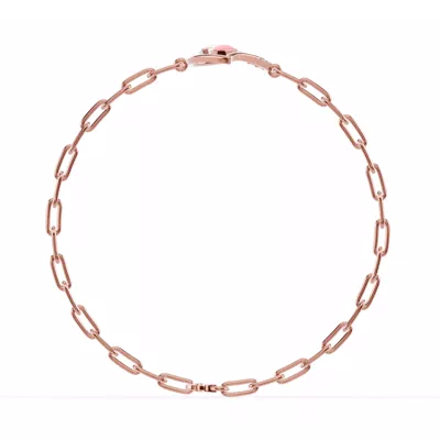 Duet Lab Pavé Heart Bracelet – White & Pink