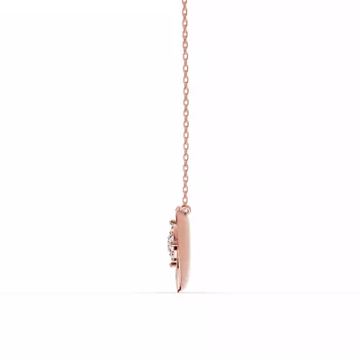 Spira Pavé Halo Heart Necklace