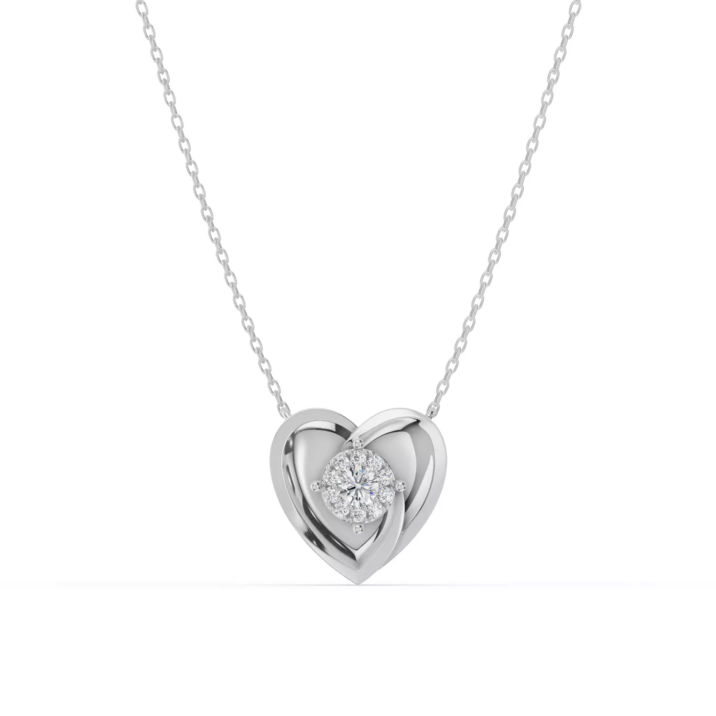 Shape With Meaning Silver Engagement Ring