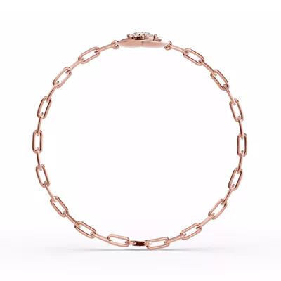 Spira Pavé Halo Heart Bracelet