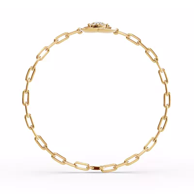 Spira Pavé Halo Heart Bracelet
