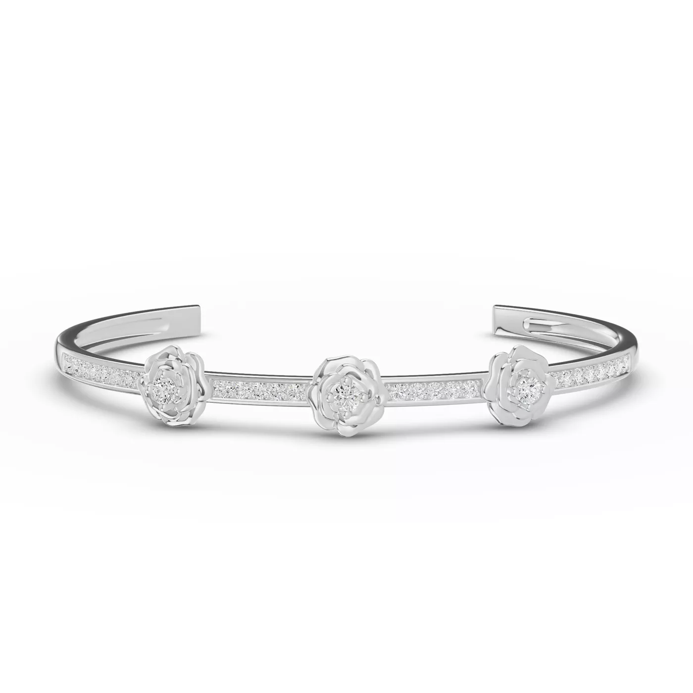 The Circle That Stays Silver Engagement Ring