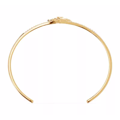 Rose Heart Lab Diamond Bangle