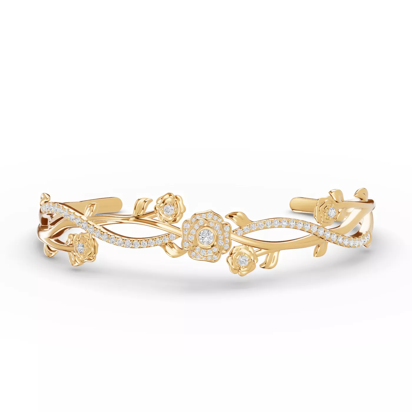 The Circle That Stays 14K Yellow Gold Engagement Ring