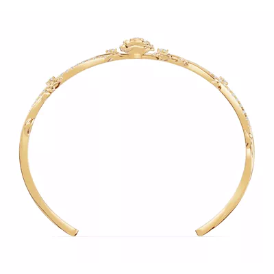 Camelia Floral Diamond Bangle