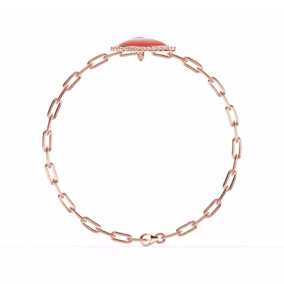 Cherish Red Pavé Heart Bracelet