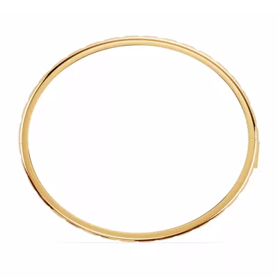Eternity Heart Cutout Bangle