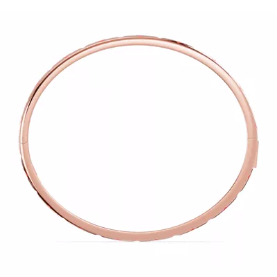 Eternity Red Heart Bangle