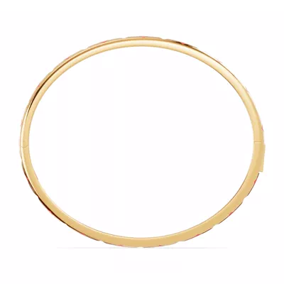 Eternity Red Heart Bangle