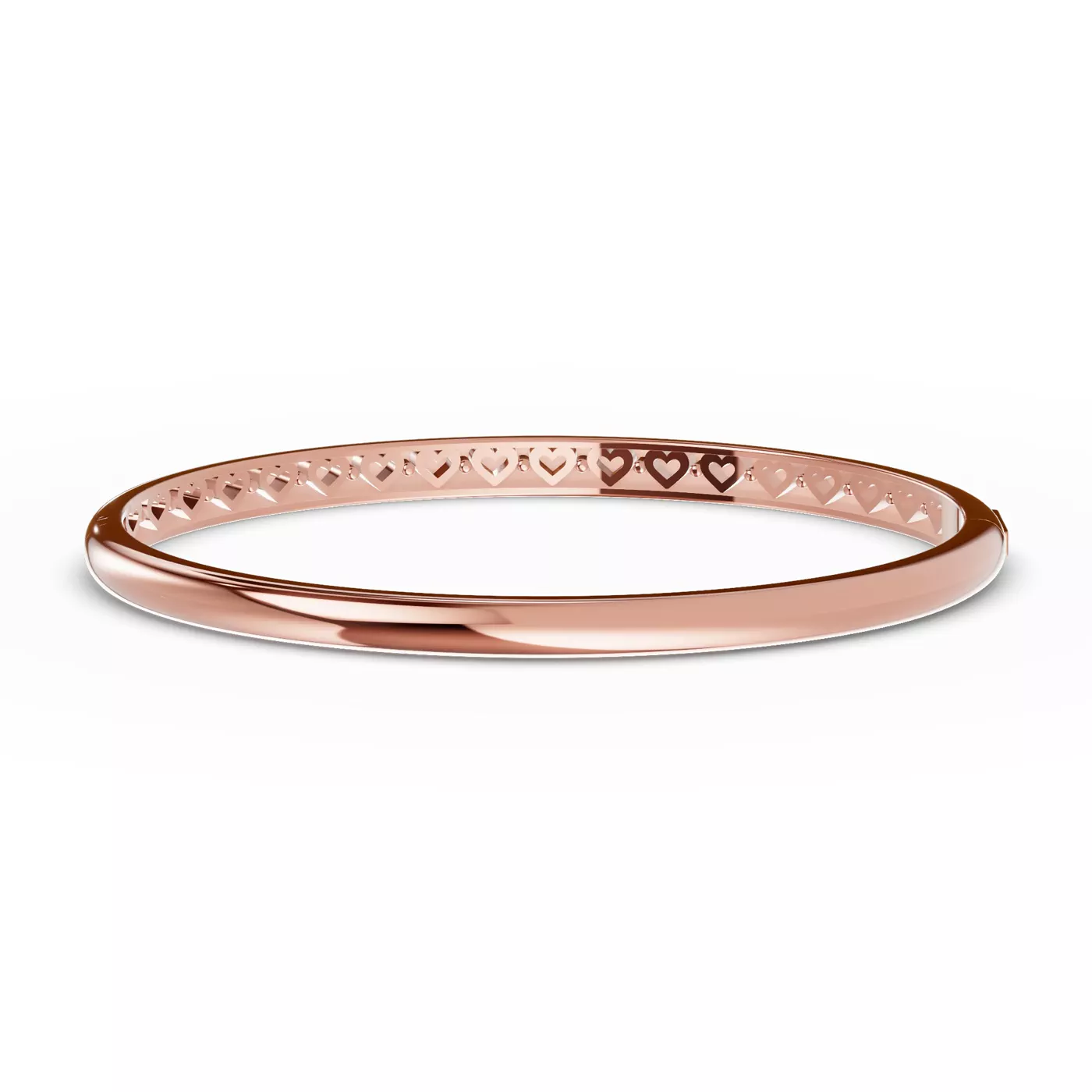 The Circle That Stays 14K Rose Gold Engagement Ring