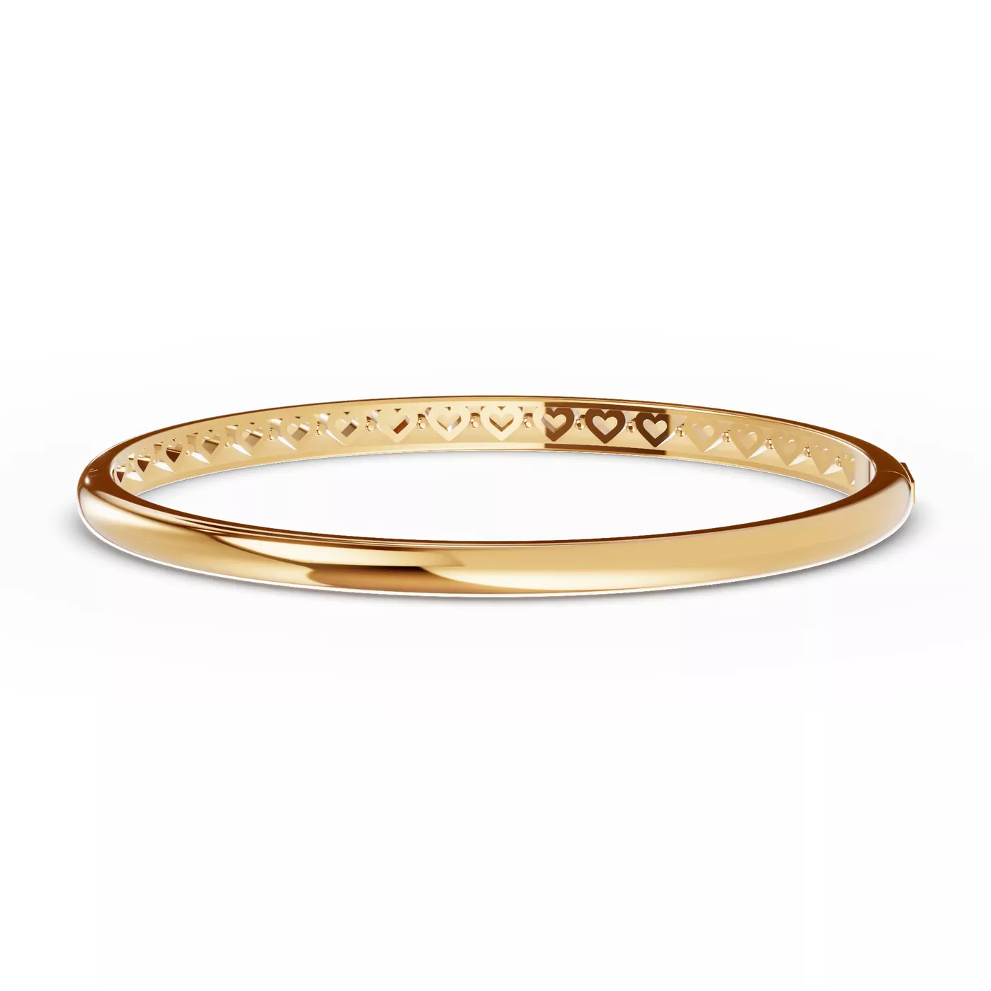 The Circle That Stays 14K Yellow Gold Engagement Ring