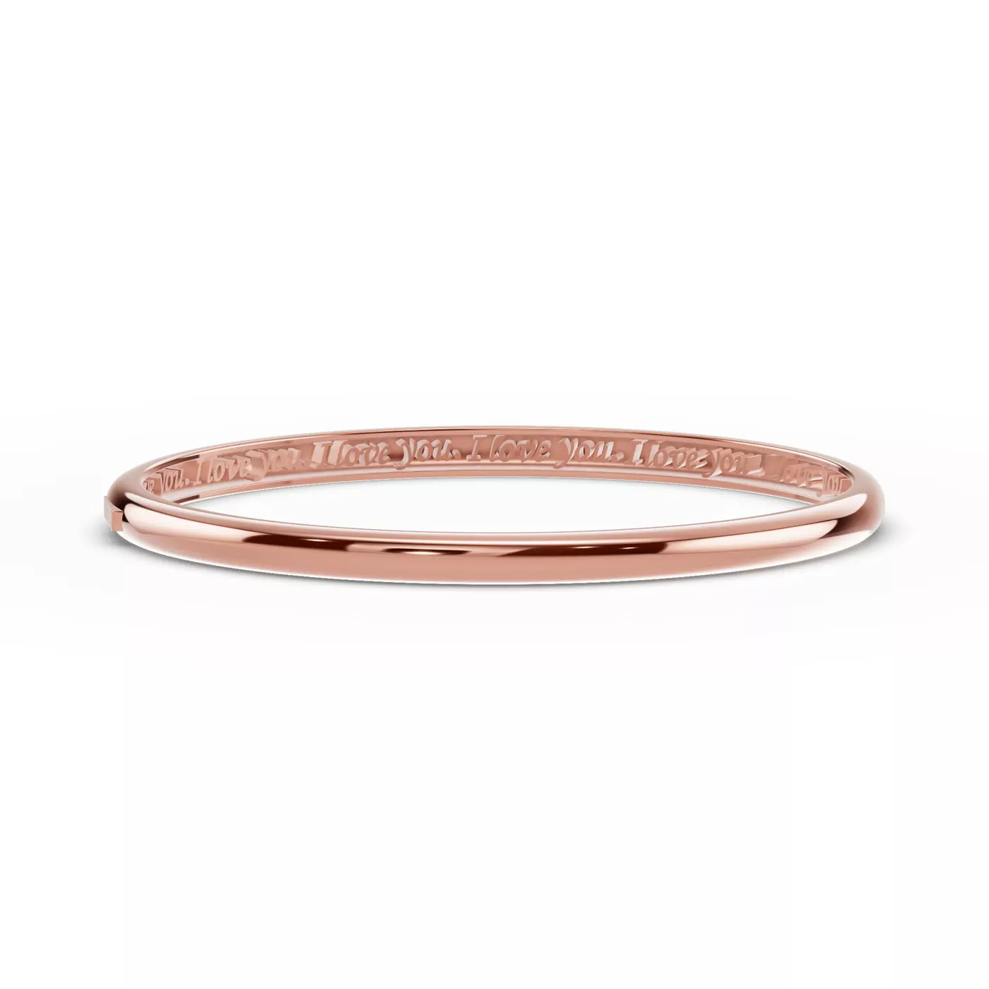 The Circle That Stays 14K Rose Gold Engagement Ring