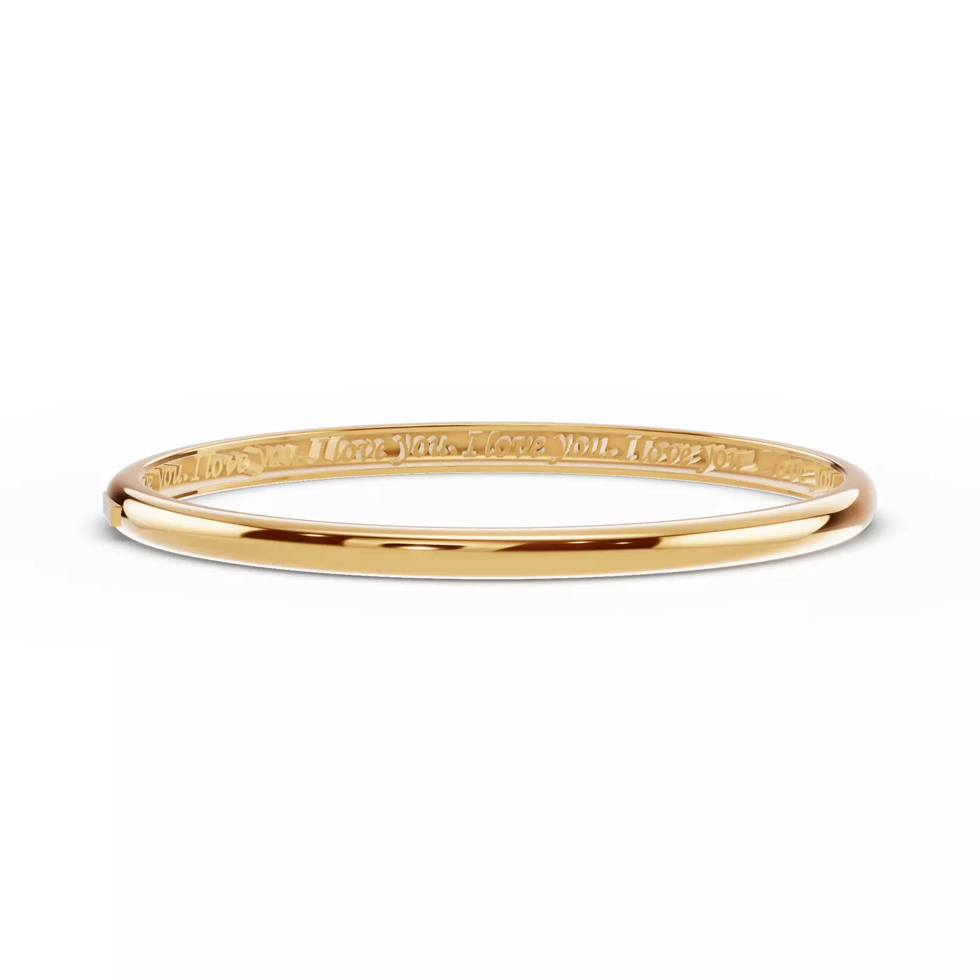 The Circle That Stays 18K Yellow Gold Engagement Ring
