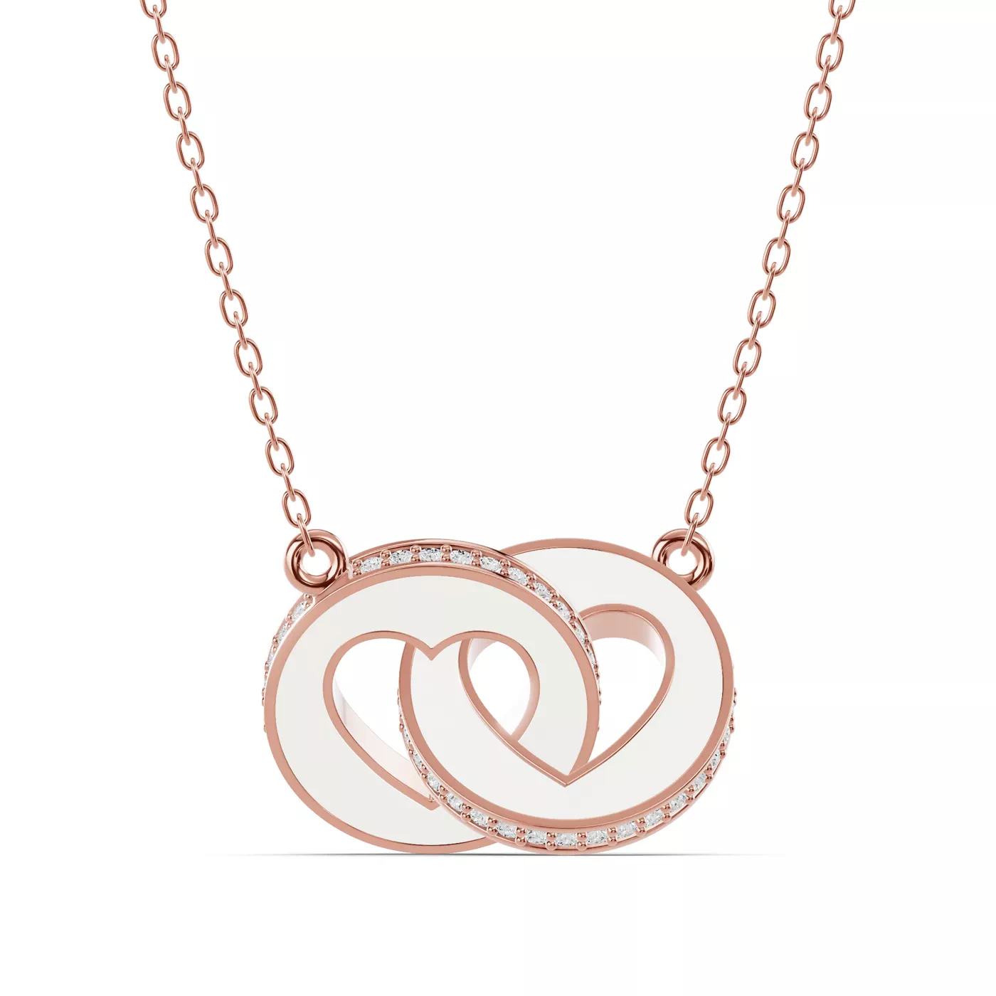 Shape With Meaning 14K Rose Gold Engagement Ring